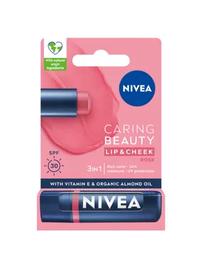 Caring Beauty 3in1 Rose Nourishing Lipstick 4.8g