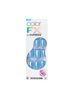 Glue-on nails ImPRESS Color FX - Meta 30 pcs