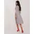 Women's white and black shirt dress