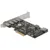 PCI Express x4 card to 4 x USB Type-C + 1 x USB Type-A - SuperSpeed ​​USB 10 Gbps - Low Profile form factor, USB controller