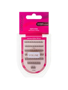False eyelashes in tufts, mix 8/10/12, 120 pcs.