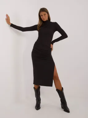 Women's black fitted dress