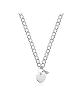 Romantic steel heart necklace My love SYL09
