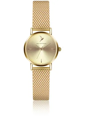 Gold Stainless Steel Mesh Watch EGB-3414
