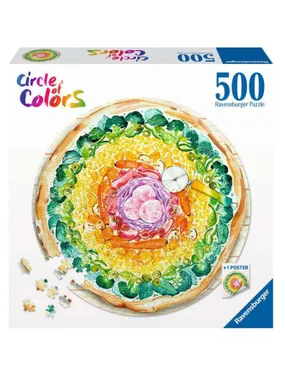 Puzzle Circle of Colors Pizza