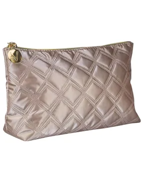 Gold & black beautician quilted with a gold compartment
