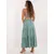 Women's mint ruffle skirt