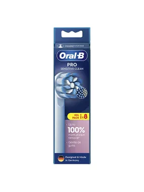 Replacement Brush Heads Sensitive EB60 8 PCS.