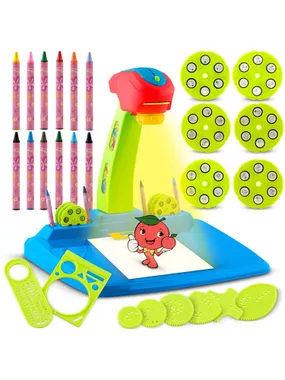 Projector for learning how to draw Ricokids 772001 - blue