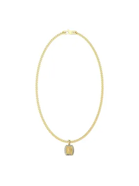 Gold-plated NeckLace with lion pendant lion king jumn05008jwygt/u