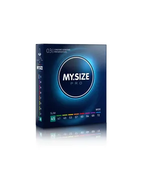 MY SIZE PRO CONDOMS 45 MM 3 UNITS