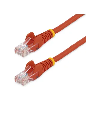 StarTech.com Cat5e plākstera kabelis ar nesavienojamiem RJ45 savienotājiem — 2 m, sarkans