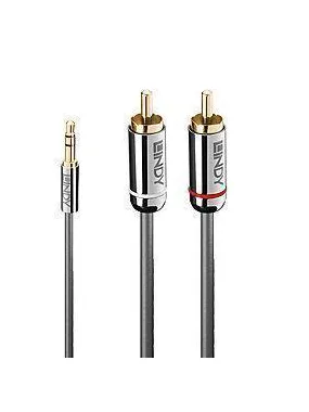 CABLE AUDIO 3.5MM TO PHONO/0.5M 35332 LINDY