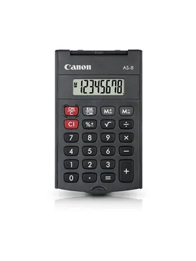 Canon AS-8 kalkulators Pocket Display Grey