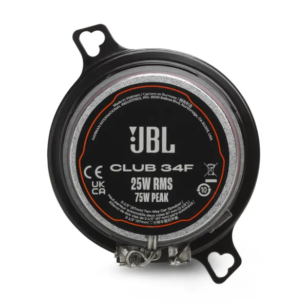 JBL Club 34F 8,7cm 2-Way Coaxial Car Speaker