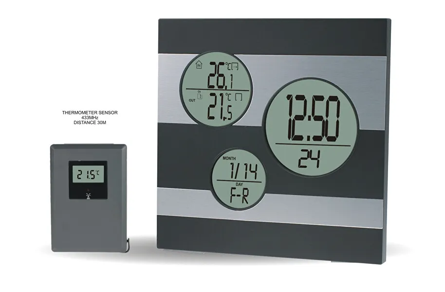 Alarm clock with thermometer C02.2577.9270