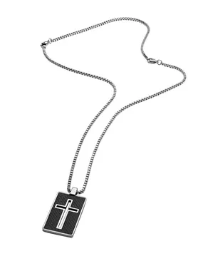 Men´s Steel Necklíce Cube/Venezia Cross S14ara01p