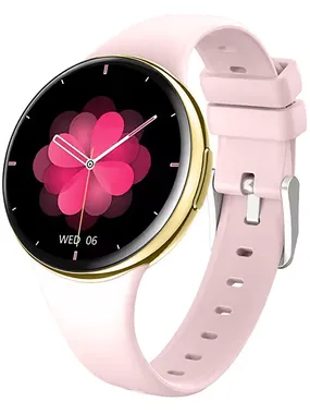 AMOLED Smartwatch DM75 - Gold - Pink