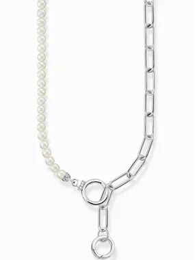 Thomas Sabo KE2193-167-14 Ladies necklace freshwater pearls & link chain, adjustable