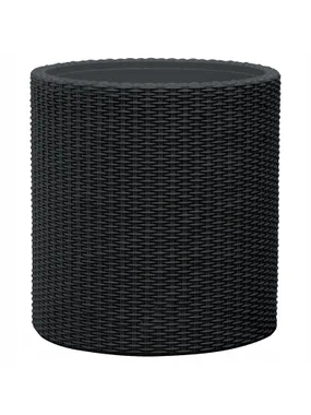 Round pot Large cylinder Planter anthracite