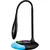 Activejet ORION Black galda LED lampa ar RGB zibens pamatni