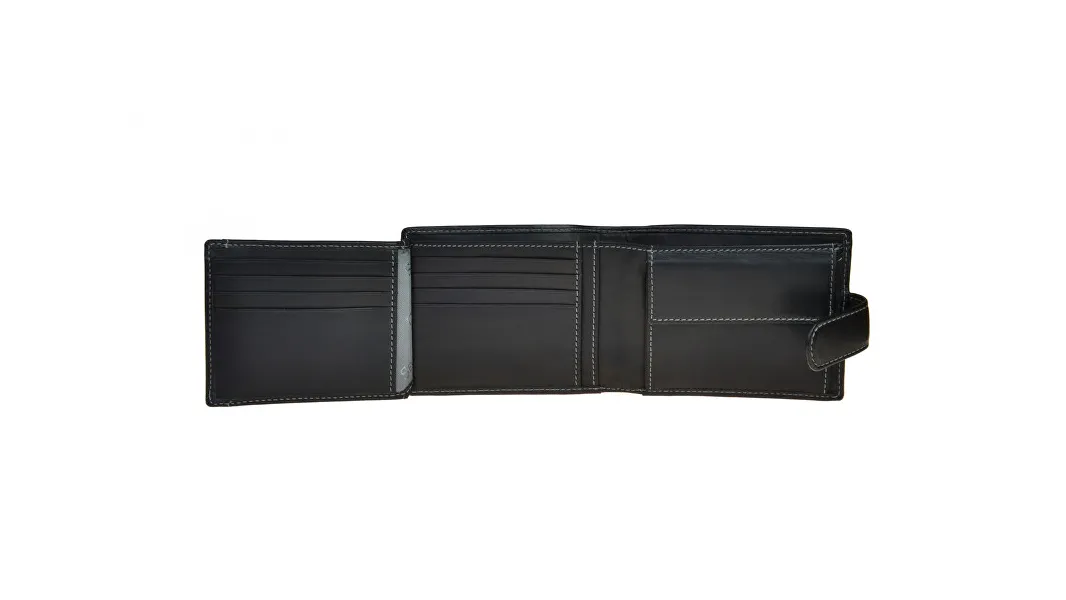 Men's leather wallet 572 665 005 C black