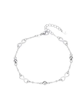 Stylish silver bracelet Infinity AGB765/21