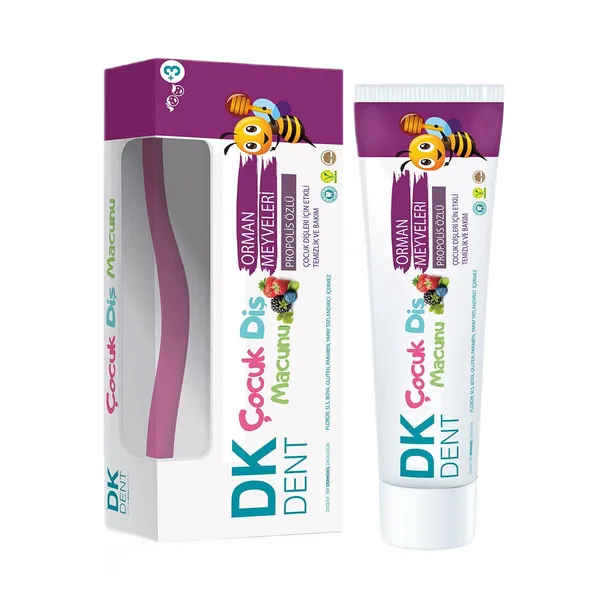 DK Dent toothpaste for children Forest Fruits 50ml + toothbrush