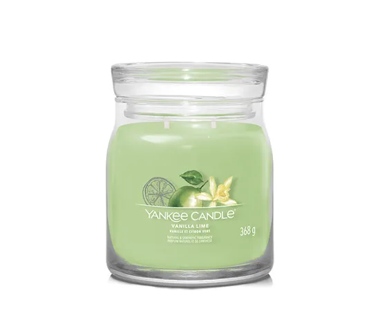 Aromatic candle Signature glass medium Vanilla Lime 368 g