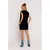 M789 Mini dress with shoulder pads - black