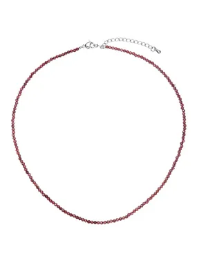Bead NeckLace with Real Garnets 42012.3 Garnet