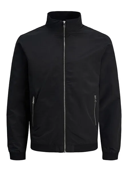 JJERUSH HARRINGTON BOMBER Regular Fit men's jacket Black