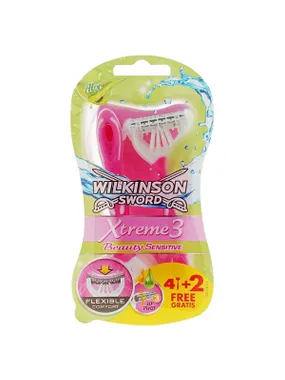 Xtreme3 ​​Beauty Sensitive disposable razors for women 6 pcs