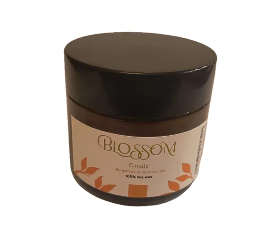 Soy candle Bergamote & Juicy Orange 50g