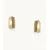 Elegant gold-plated hoop earrings Kariana SKJ1595710