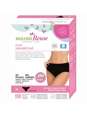 Menstrual panties made of organic cotton - classic cut 1 pc