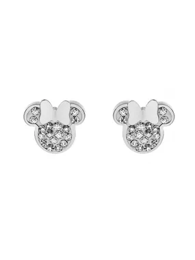 Charming Mickey and Minnie Mouse steel stud earrings E600177RWL-B.CS