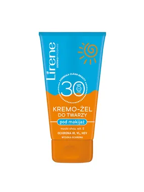 Sun cream-gel for the face under make-up SPF30 50ml