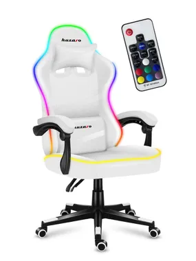 Spēļu krēsls - Huzaro Force 4.4 RGB White