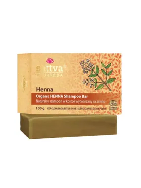 Organic cubed shampoo with hair henna 100g