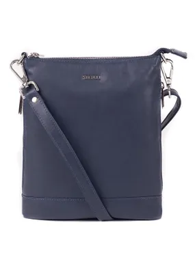 Women's leather crossbody handbag