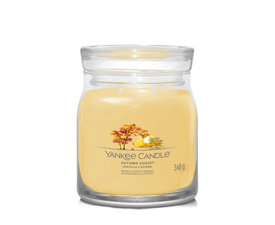 Aromatic candle Signature glass medium Autumn Sunset 368 g