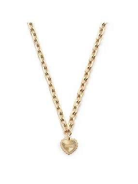 Beautiful Gold Plated Heart Necklace Fashion LJ2218