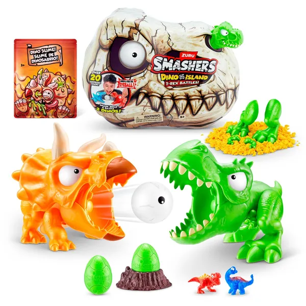 Smashers - T-Rex Battles Playset, Toy Figure