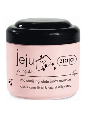 White body foam Jeju Young Skin (Moisturizing White Body Mousse) 200 ml