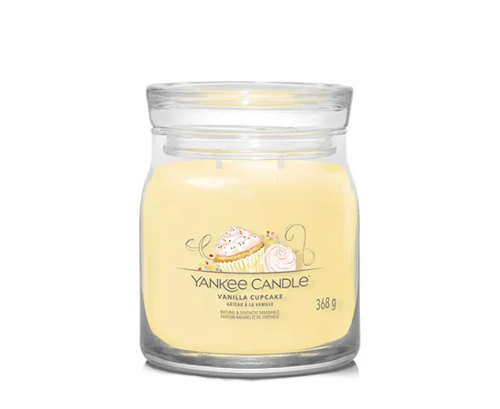 Aromatic candle Signature glass medium Vanilla Cupcake 368 g