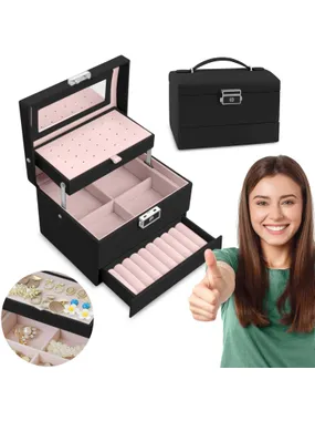 MS -704 Massido jewelry box - black