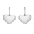 Silver dangle earrings with genuine diamonds Desire DE780