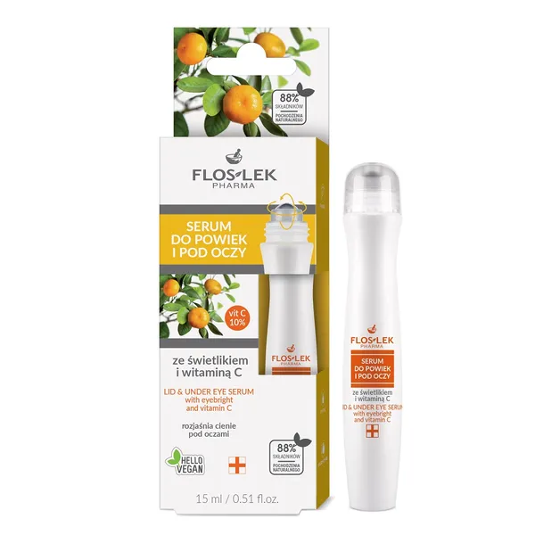 Eyelid and under-eye serum with skylight and vitamin C 15ml