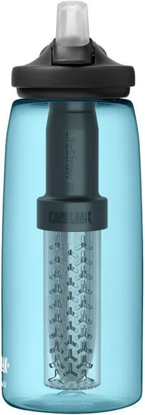 Pudele ar filtru CamelBak eddy+ 1L, filtrēts LifeStraw, True Blue